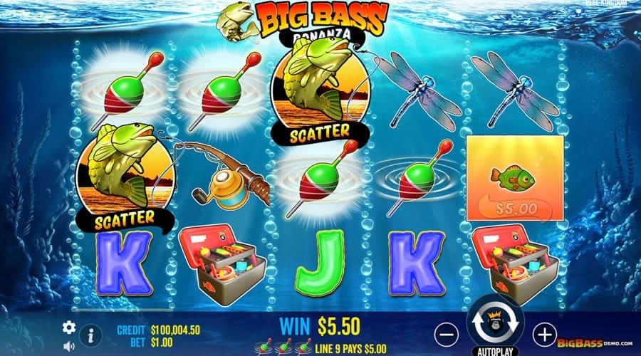 Fishing Bonus in Big Bass