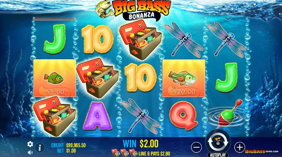 Activating Big Bass Bonanza's 3 Bonus Levels