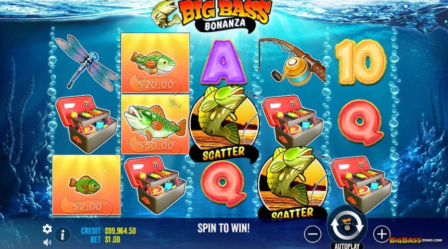 Graphics & Symbols: Big Bass Bonanza's Marine World